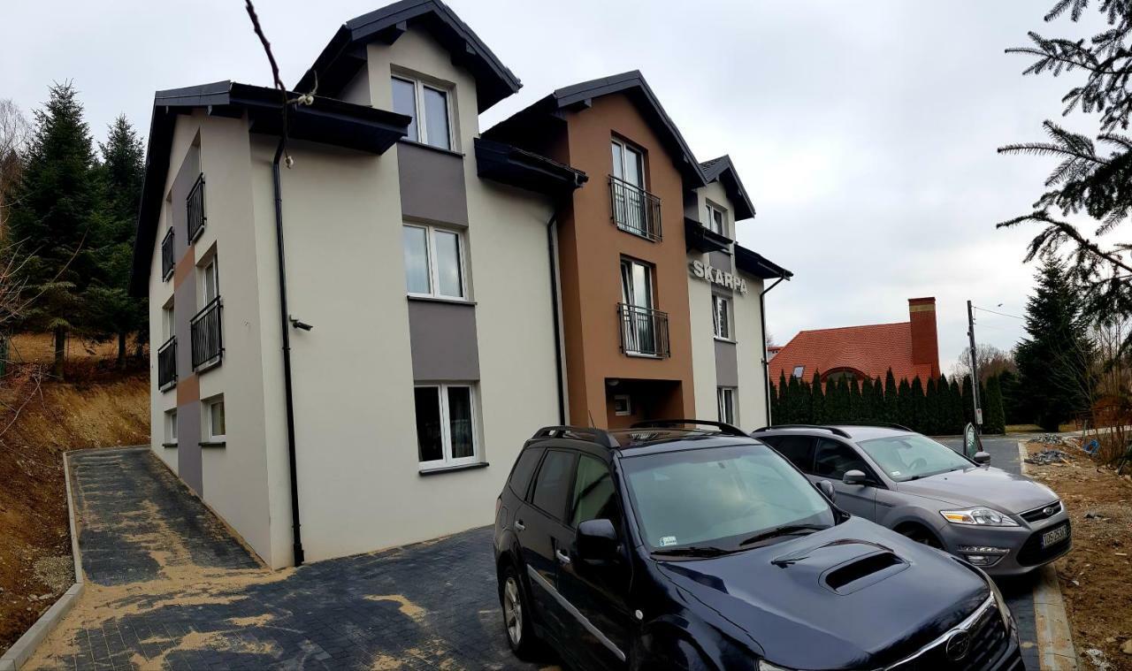 Dom Goscinny Skarpa Krynica-Zdrój Exterior foto